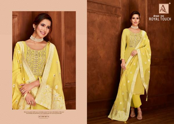 Alok Royal Touch Pure Viscose Rayon Designer Dress Material 